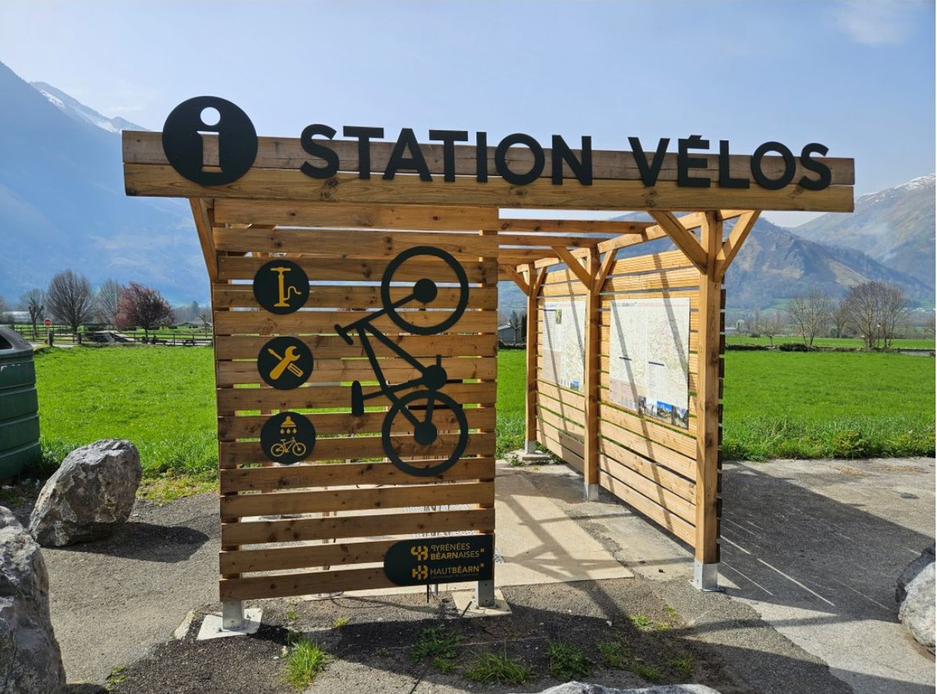 Station vélo Accous