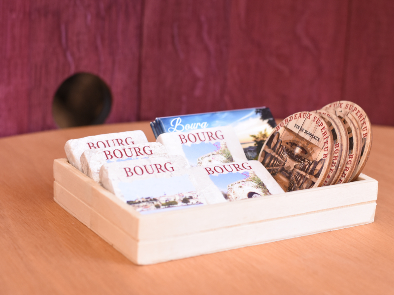 La boutique du Bureau d'Information Touristique de St André de Cubzac