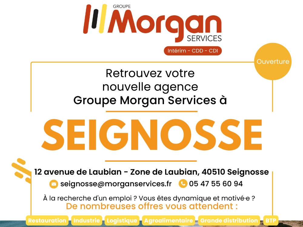 Groupe Morgan Services - Agence Intérim