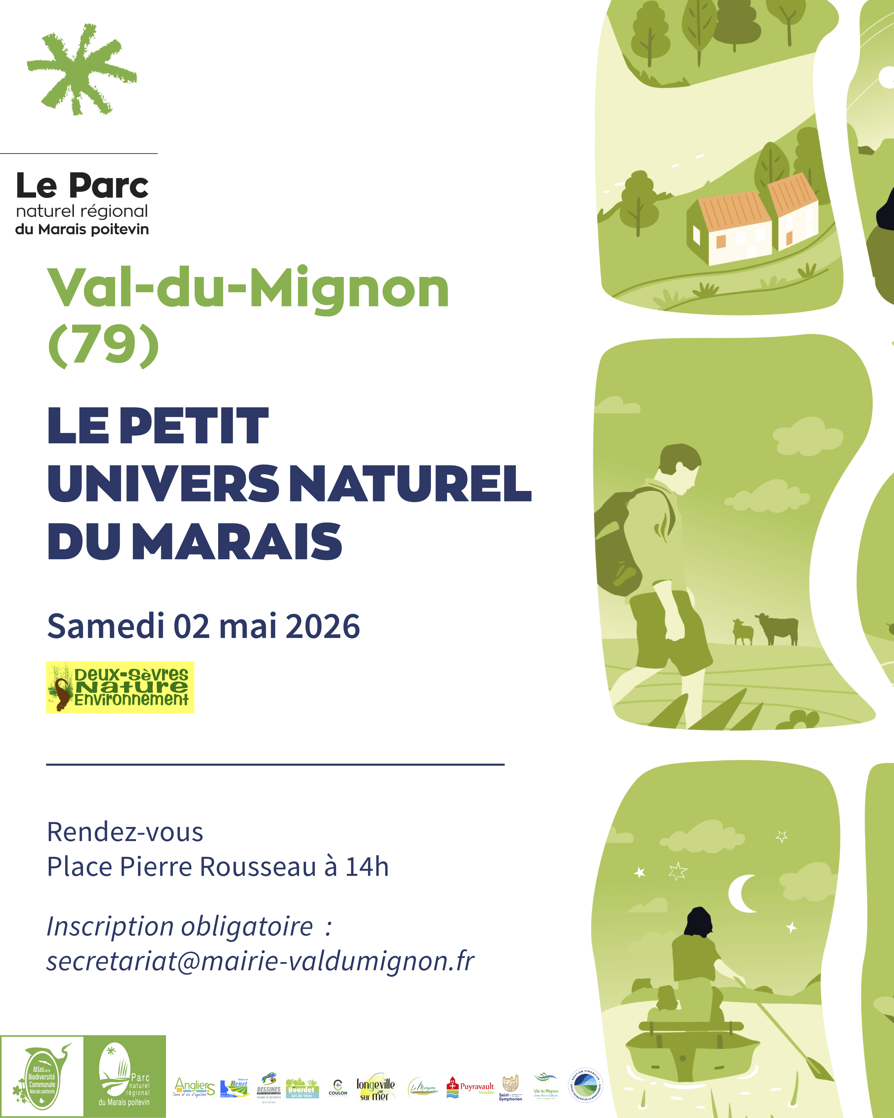 Le petit univers naturel du marais à Val-du-Mignon