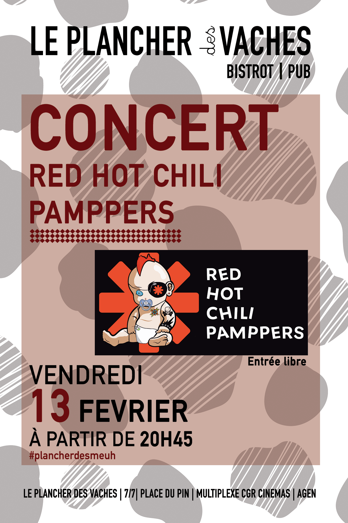Concert Rock’: Red Hot Chili Pampers