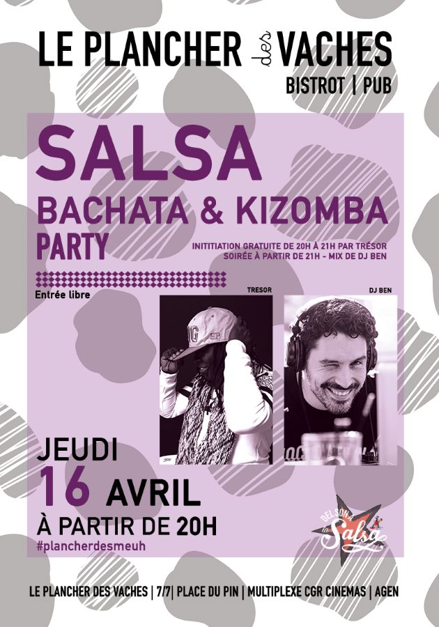 Soirée danses latines : Salsa Bachata & Kizomba Party