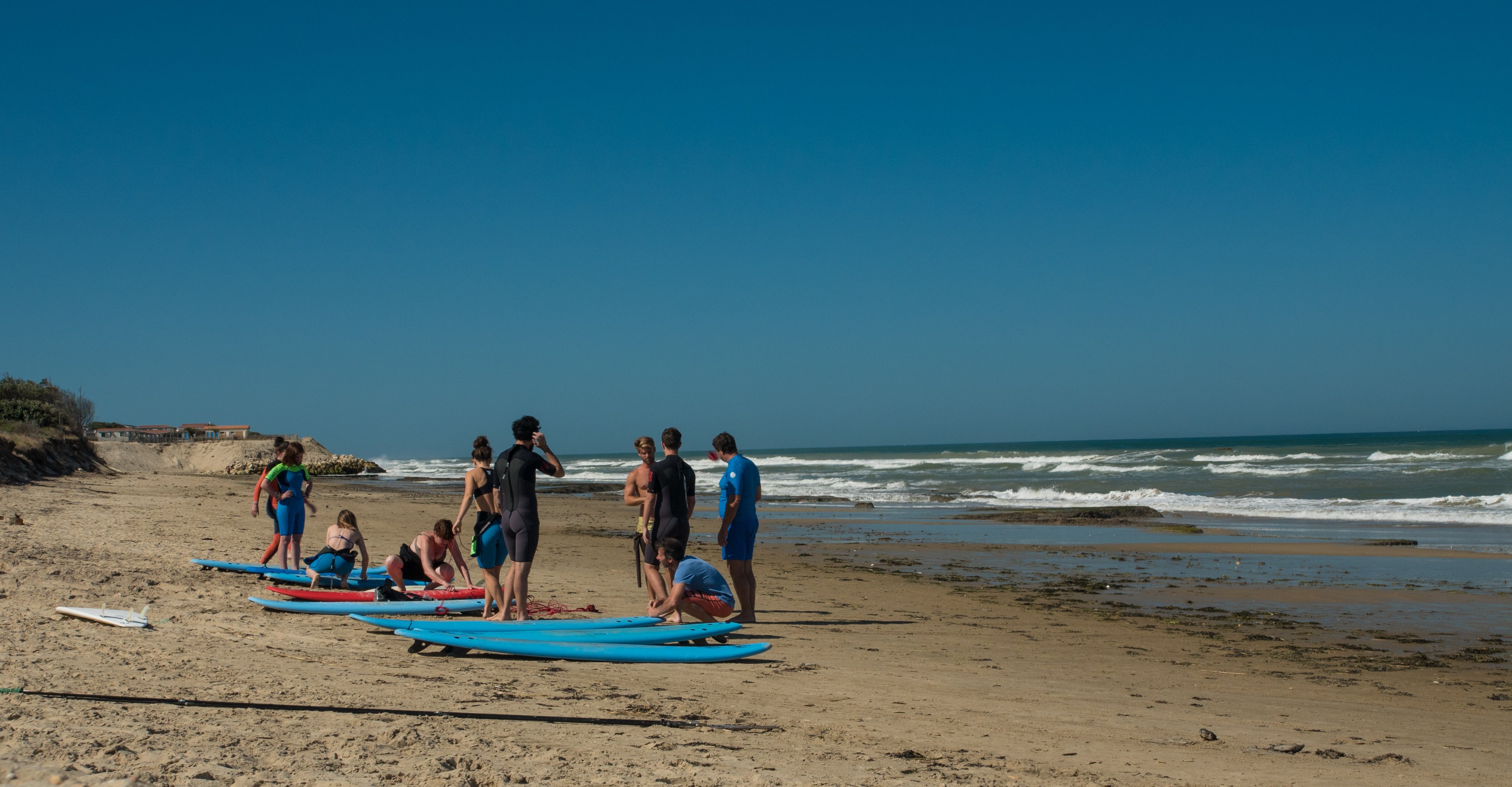 Plage des Naïades (plage sud) surveillée de Soulac-sur-Mer
