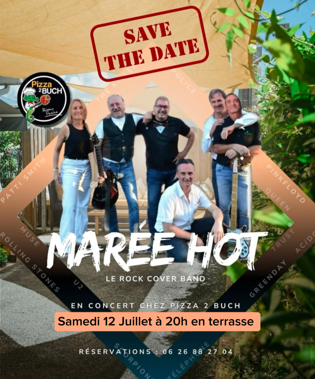 Marée Hot en concert – Pizza 2 Buch