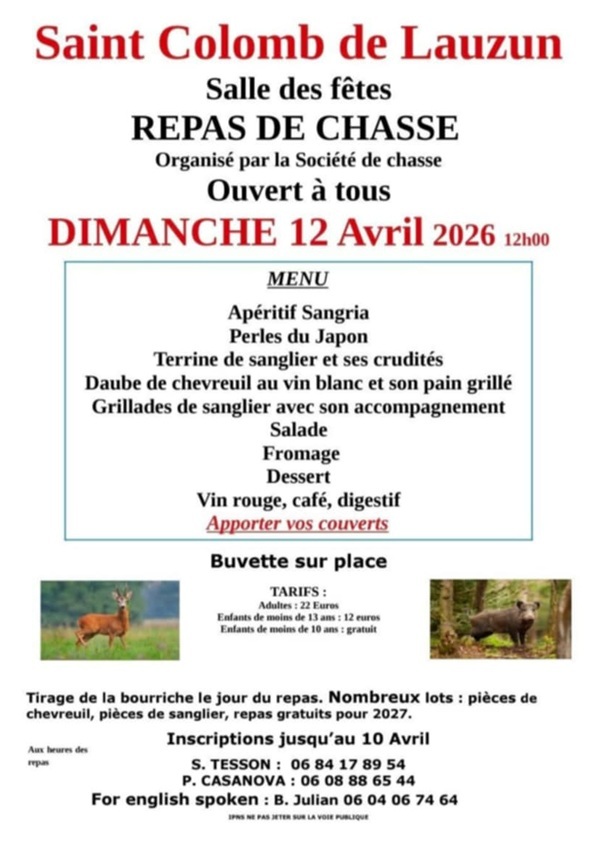 Repas de chasse