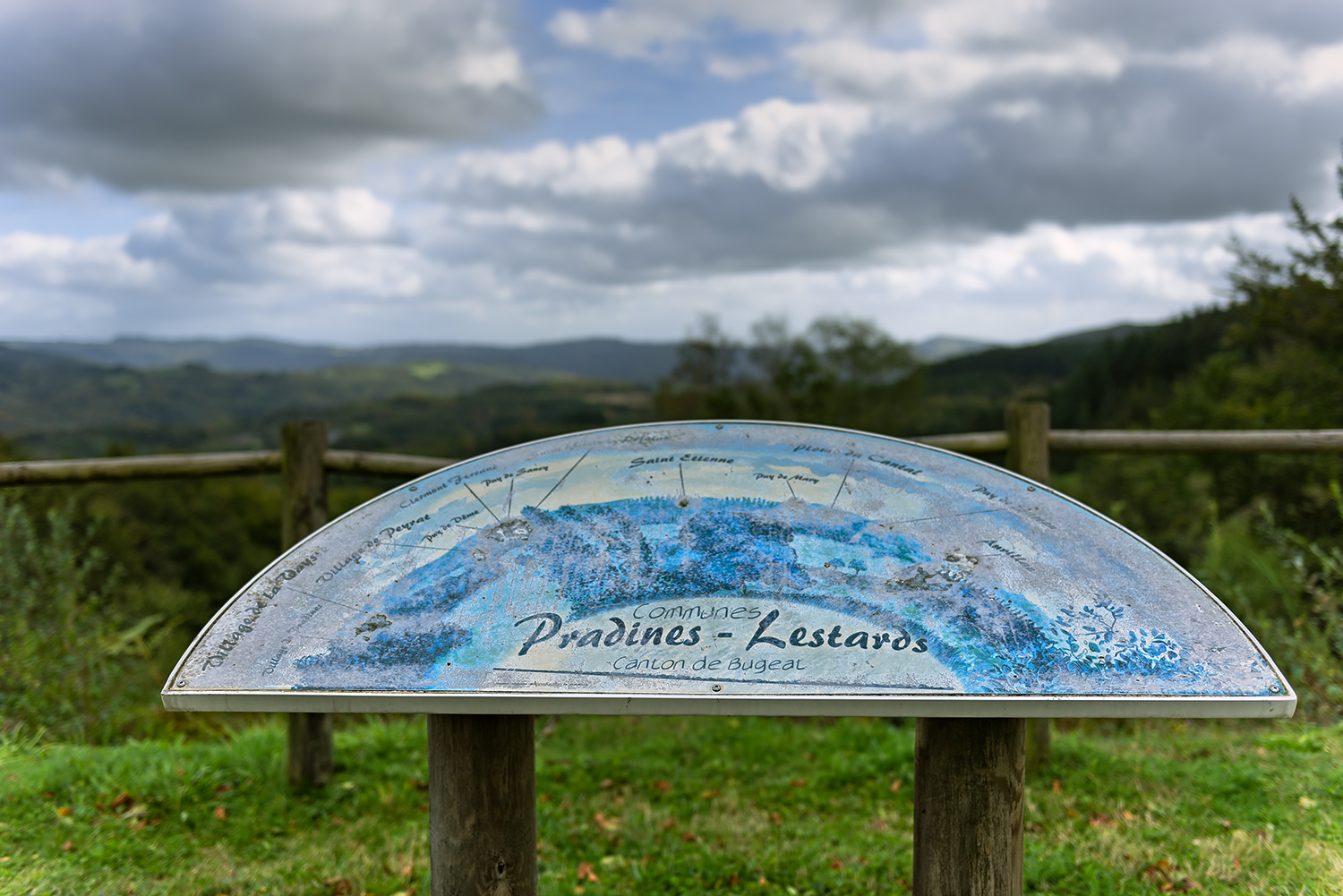 Table d'orientation du col de Lestards