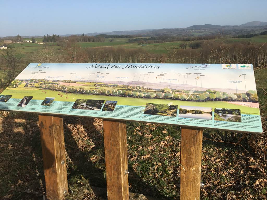 Table d'orientation à Rilhac-Treignac
