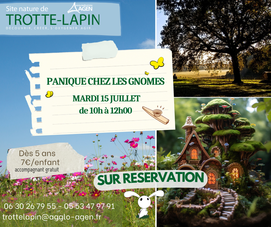 Animation nature en famille : Panique chez les Gnômes