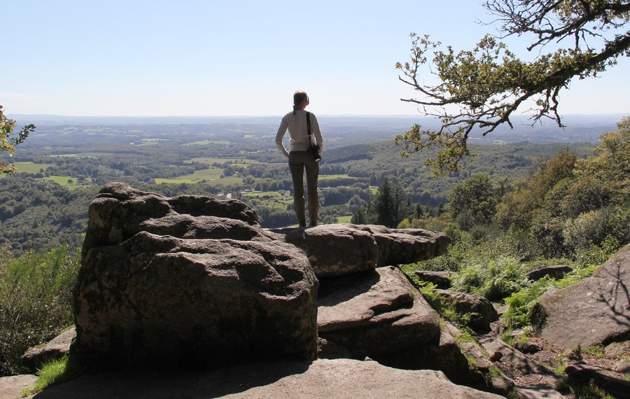 Point de vue - La Pierre Branlante