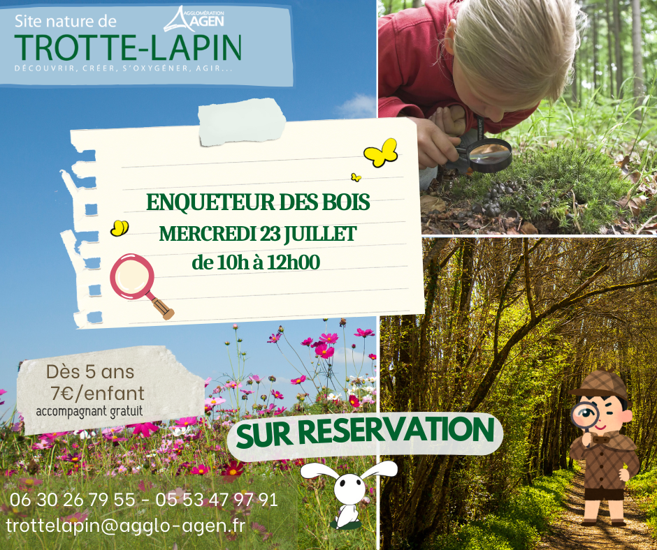 Animation nature en famille : Enquêteur des Bois