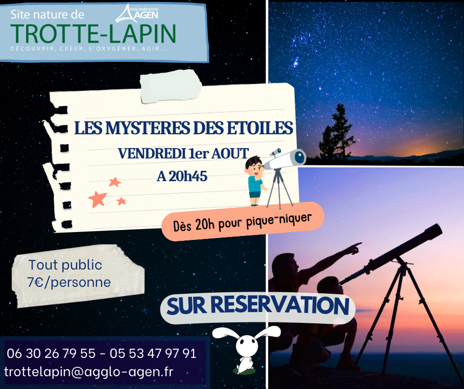 Animation nature en famille : Les mystères des étoiles