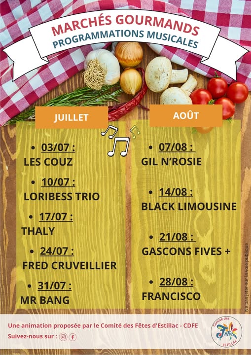 Marchés gourmands d'Estillac