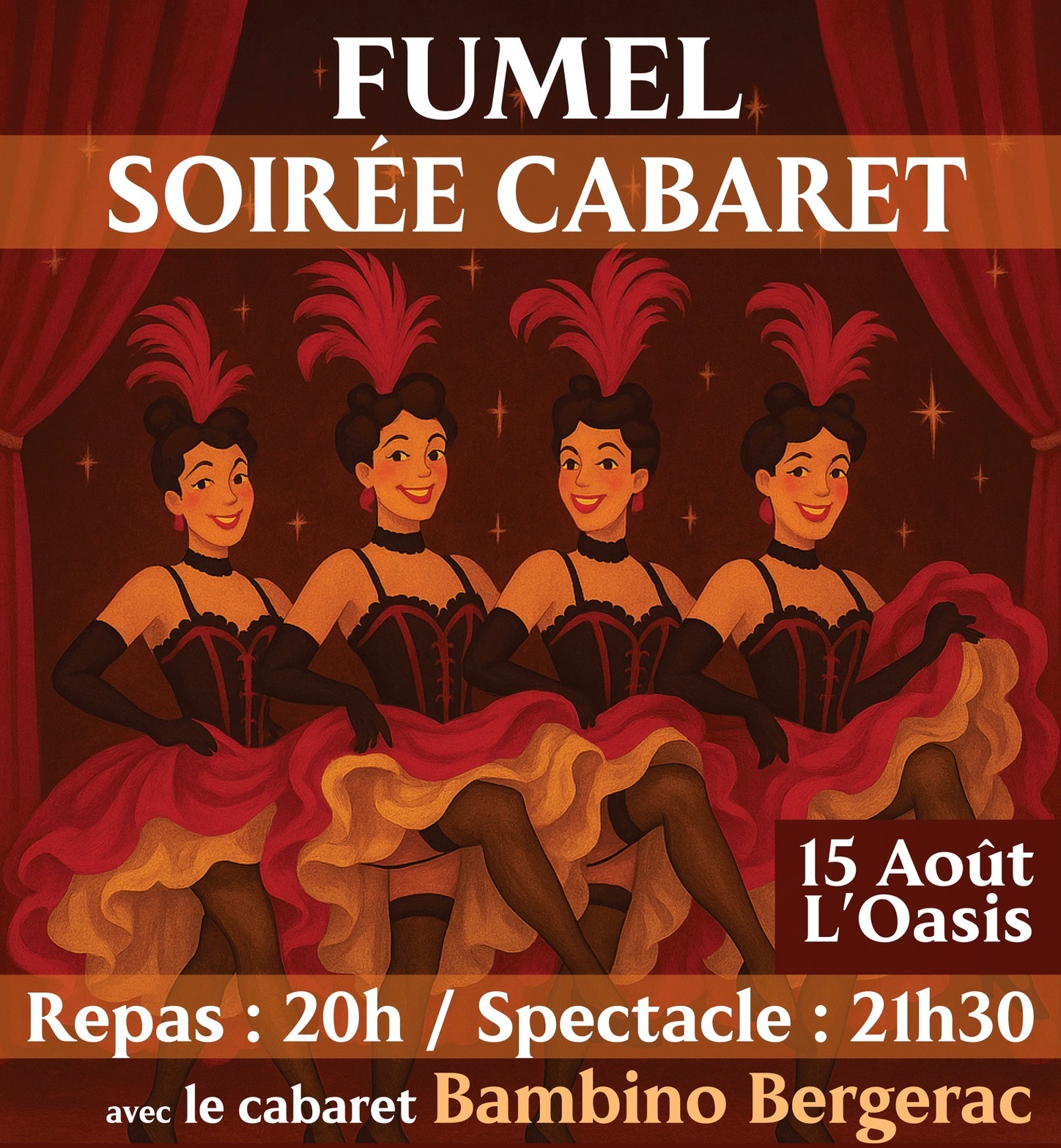 Soirée cabaret en plein air