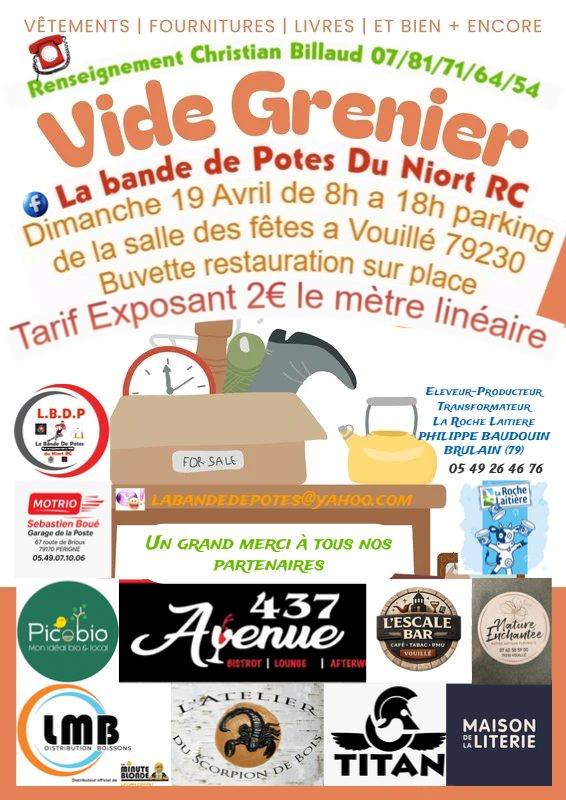Vide grenier à Vouillé