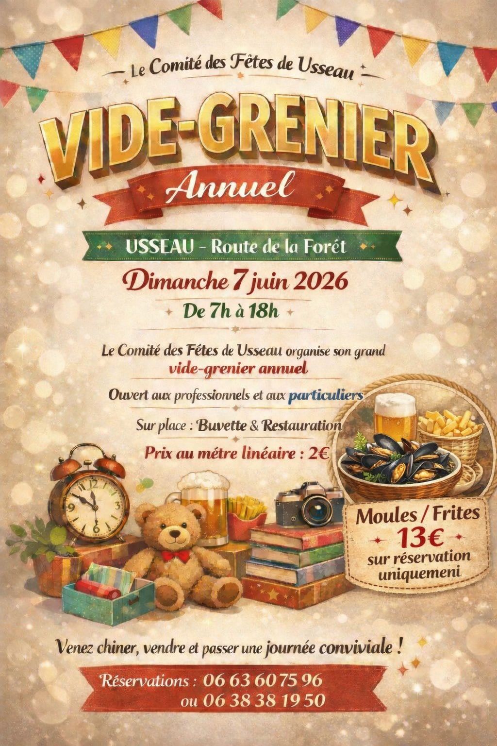 Vide-grenier annuel – Usseau