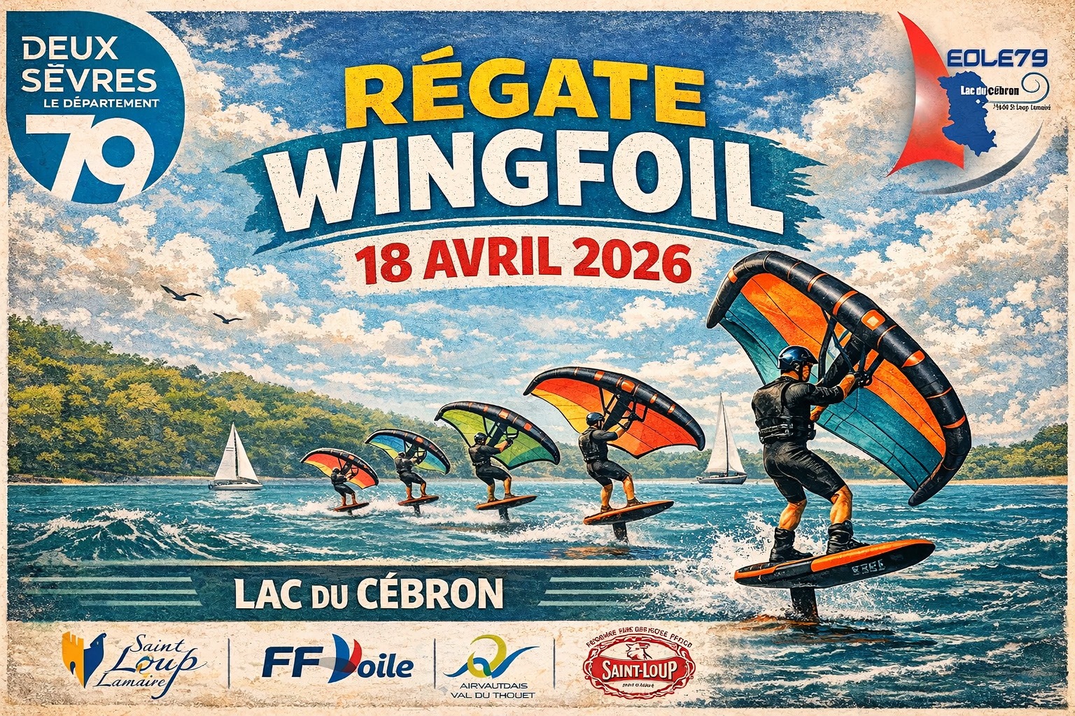 Regate au Lac du Cébron