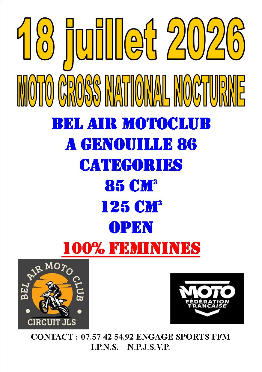 Motocross nocturne de Bel Air