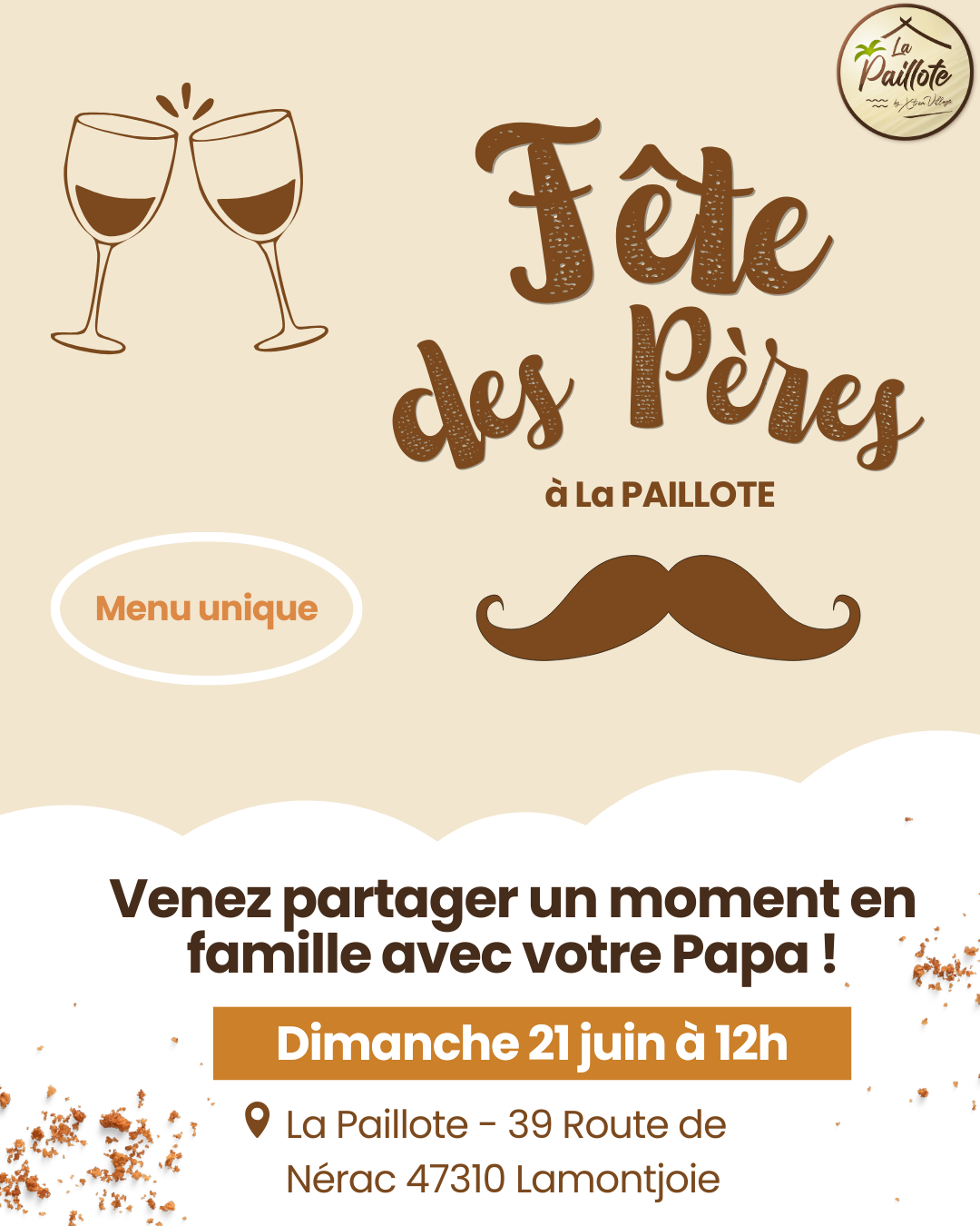 CAMPING X'TREM VILLAGE : Repas fête des pères