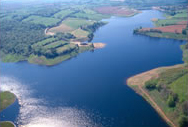 Plan d'eau du Soleil Levant et Barrage de la Touche Poupard