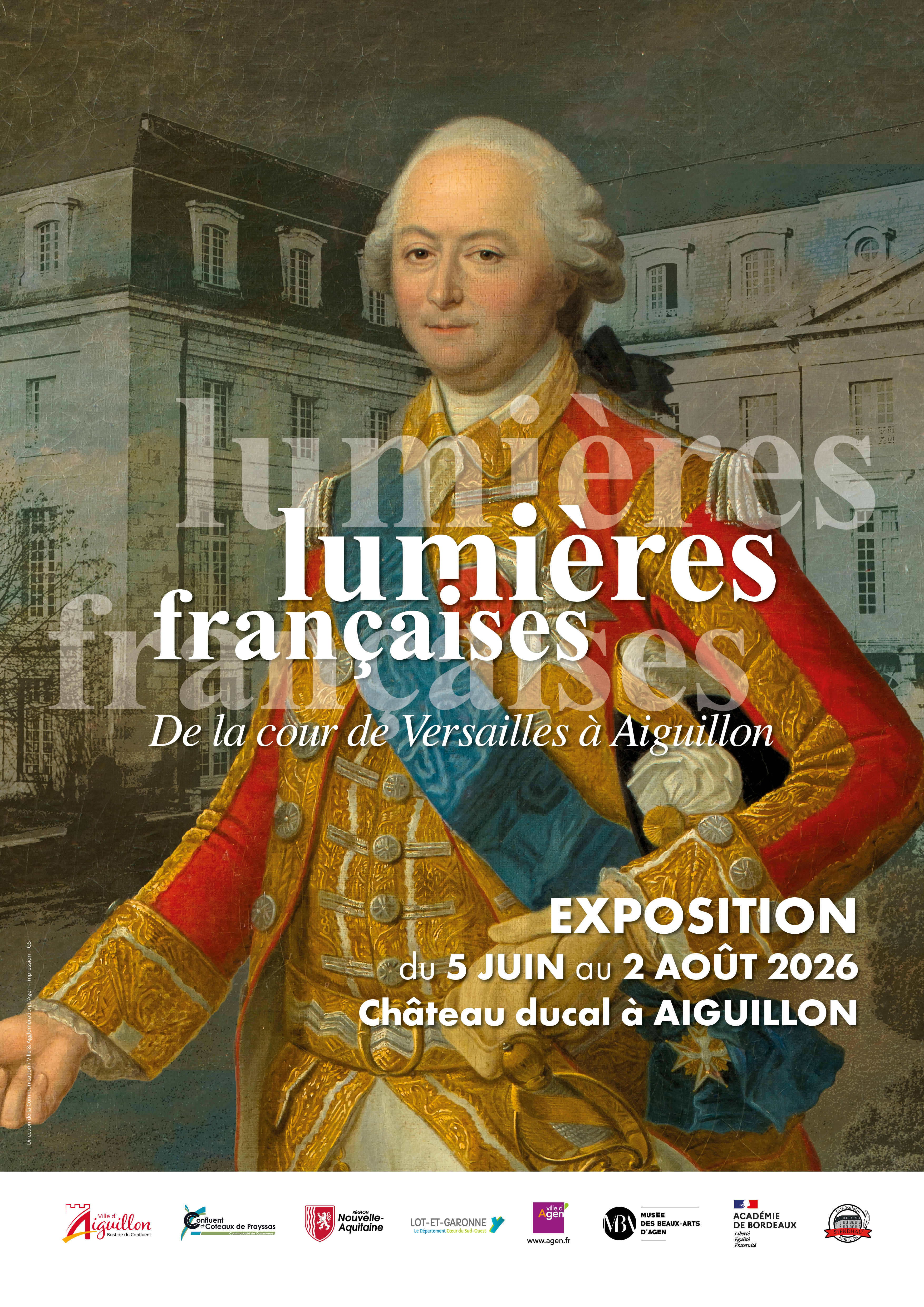 Exposition Lumières Françaises : de la cour de Versailles à Aiguillon