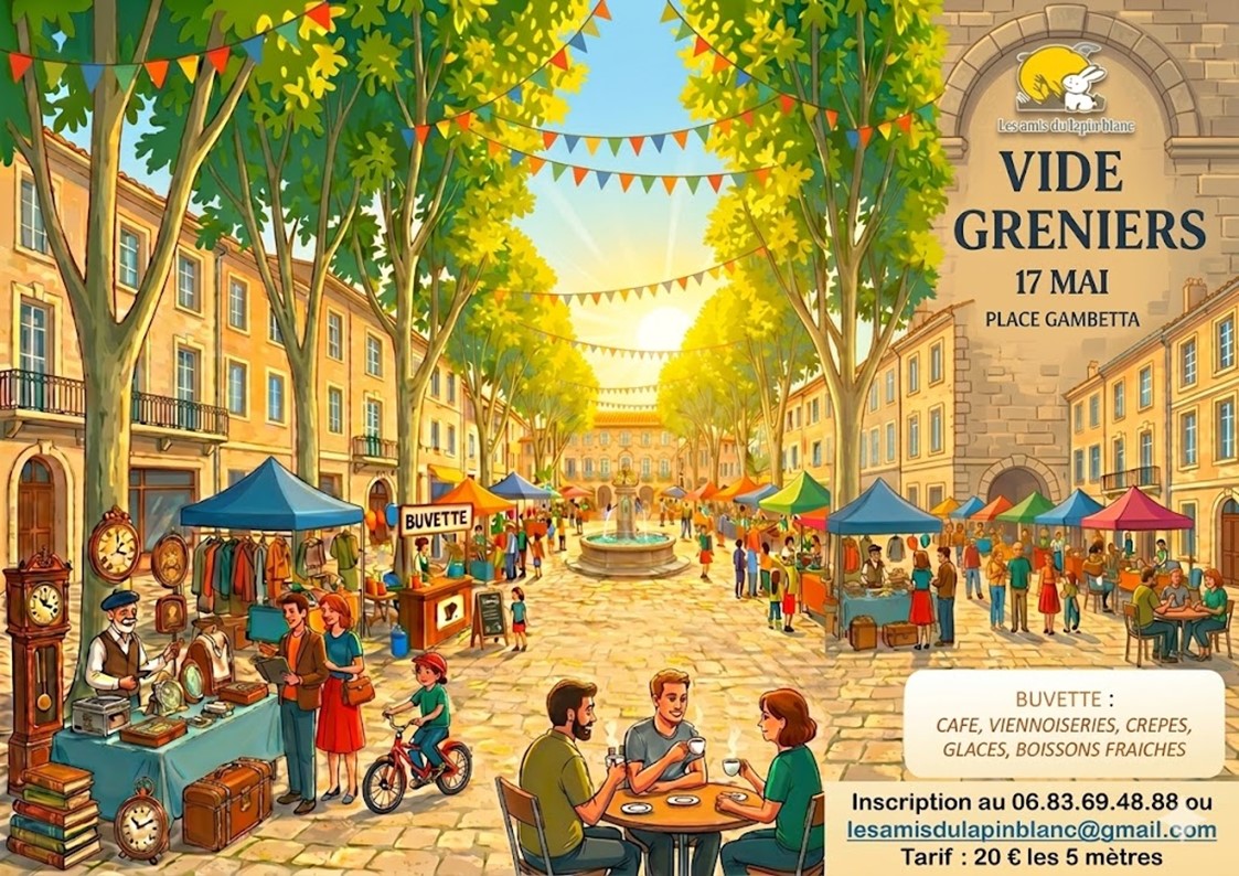 Vide grenier des amis du lapin blanc