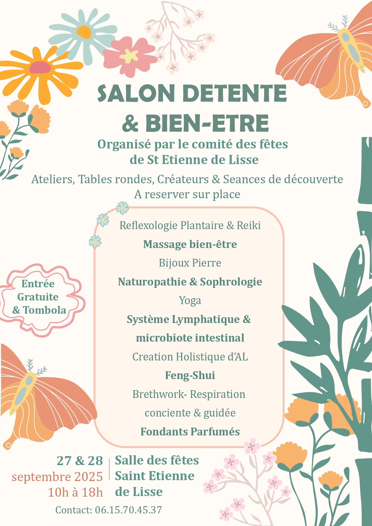 Salon détente et bien être à Saint-Etienne-de-Lisse