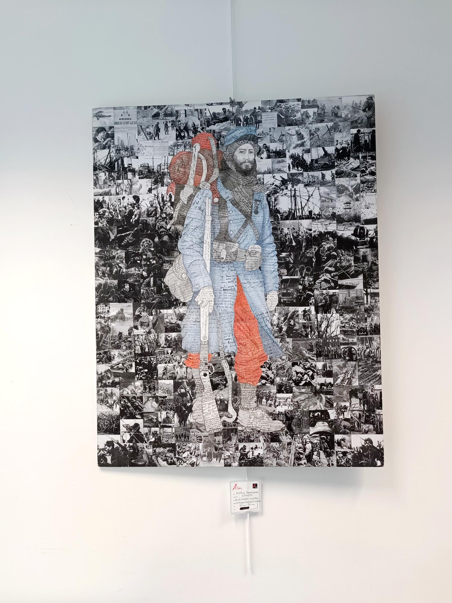 Exposition de peintures, sculptures, encres et collages et peinture au couteau