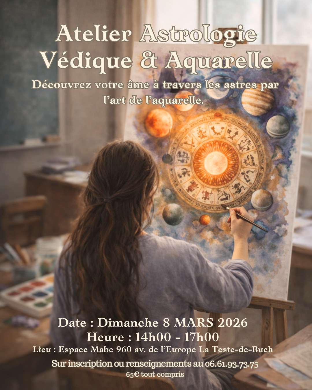 ✨ Atelier Astrologie Védique & Aquarelle Intuitive ✨