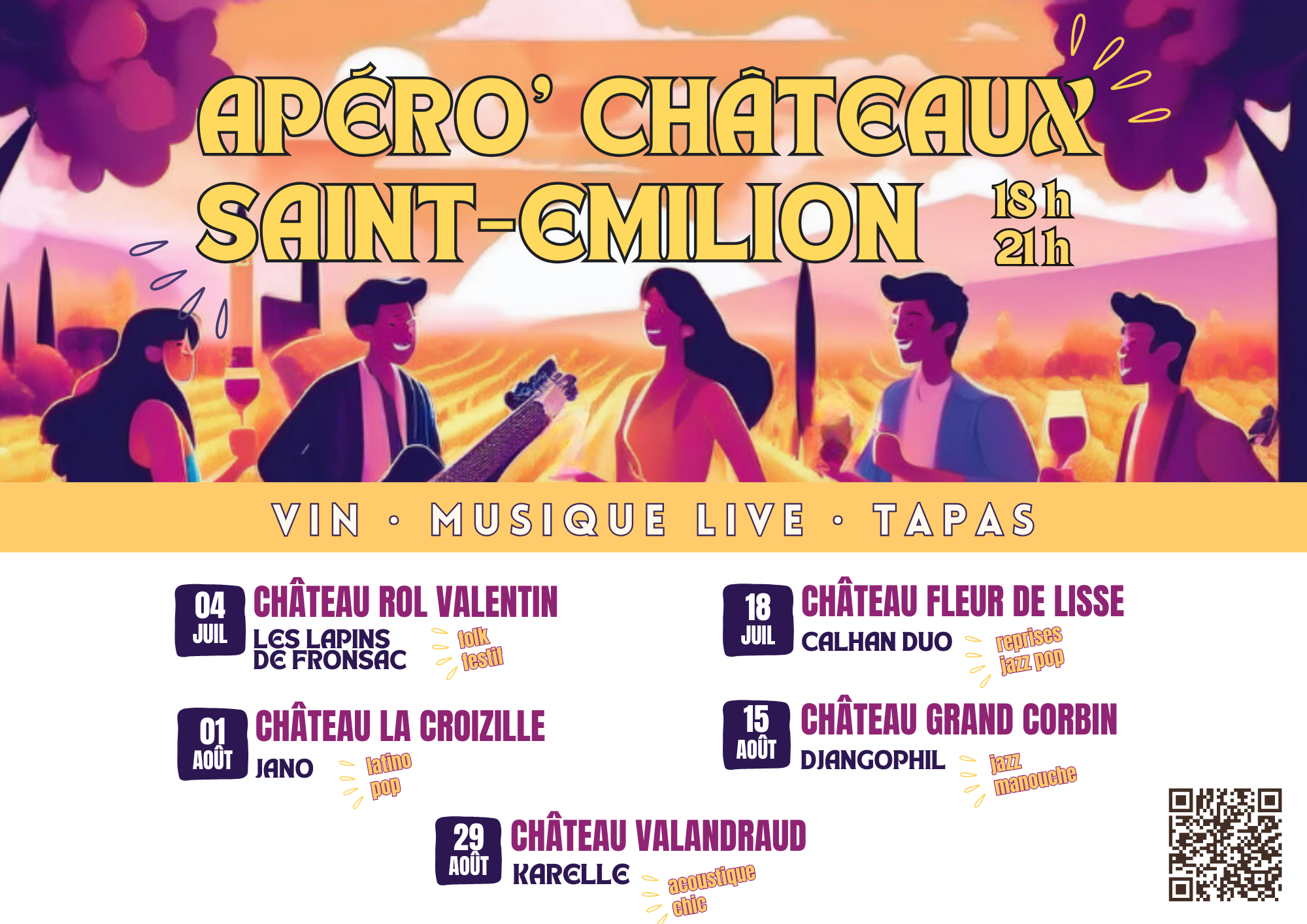 Apéro'Châteaux - Château Grand Corbin