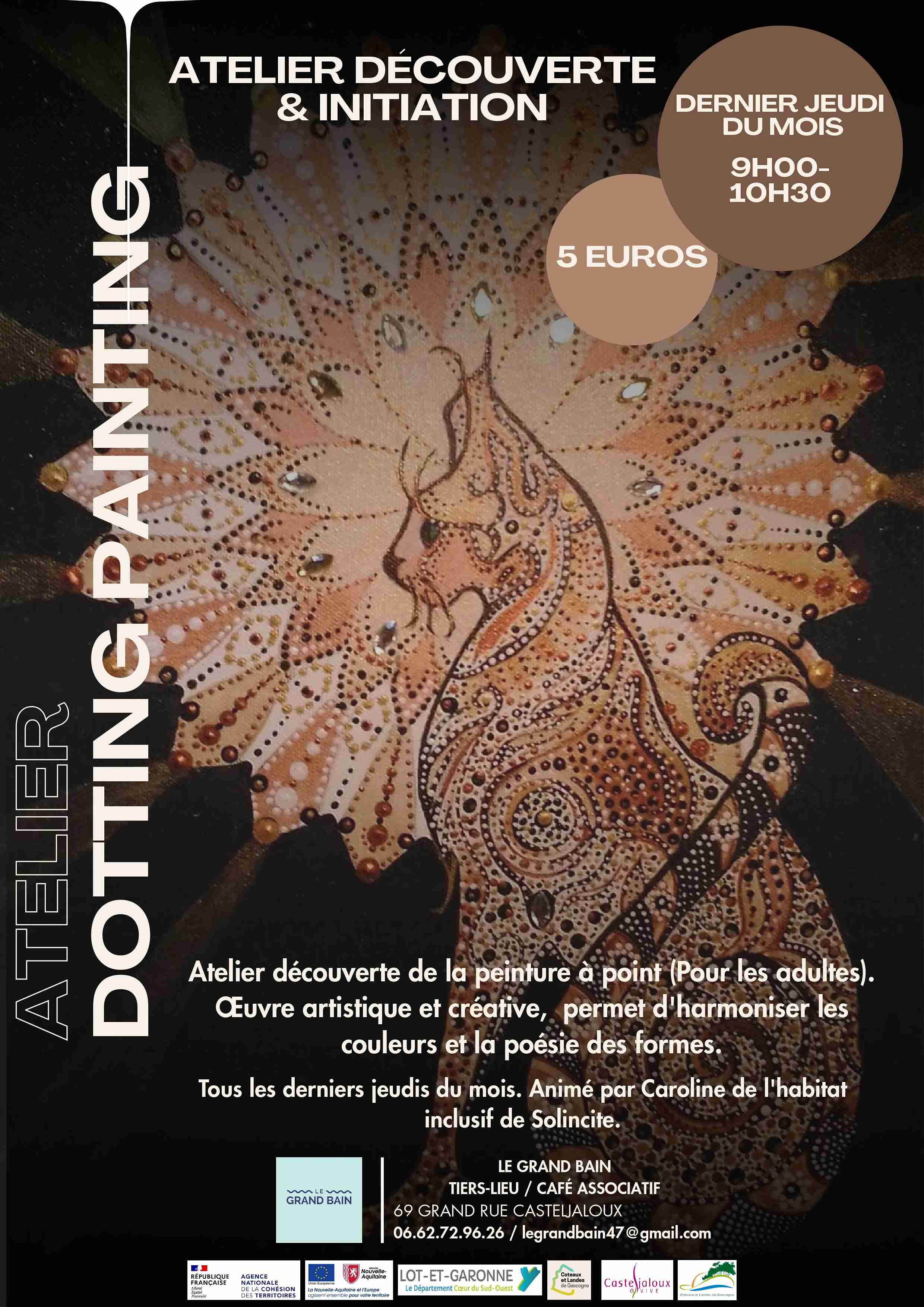 Atelier dotting painting