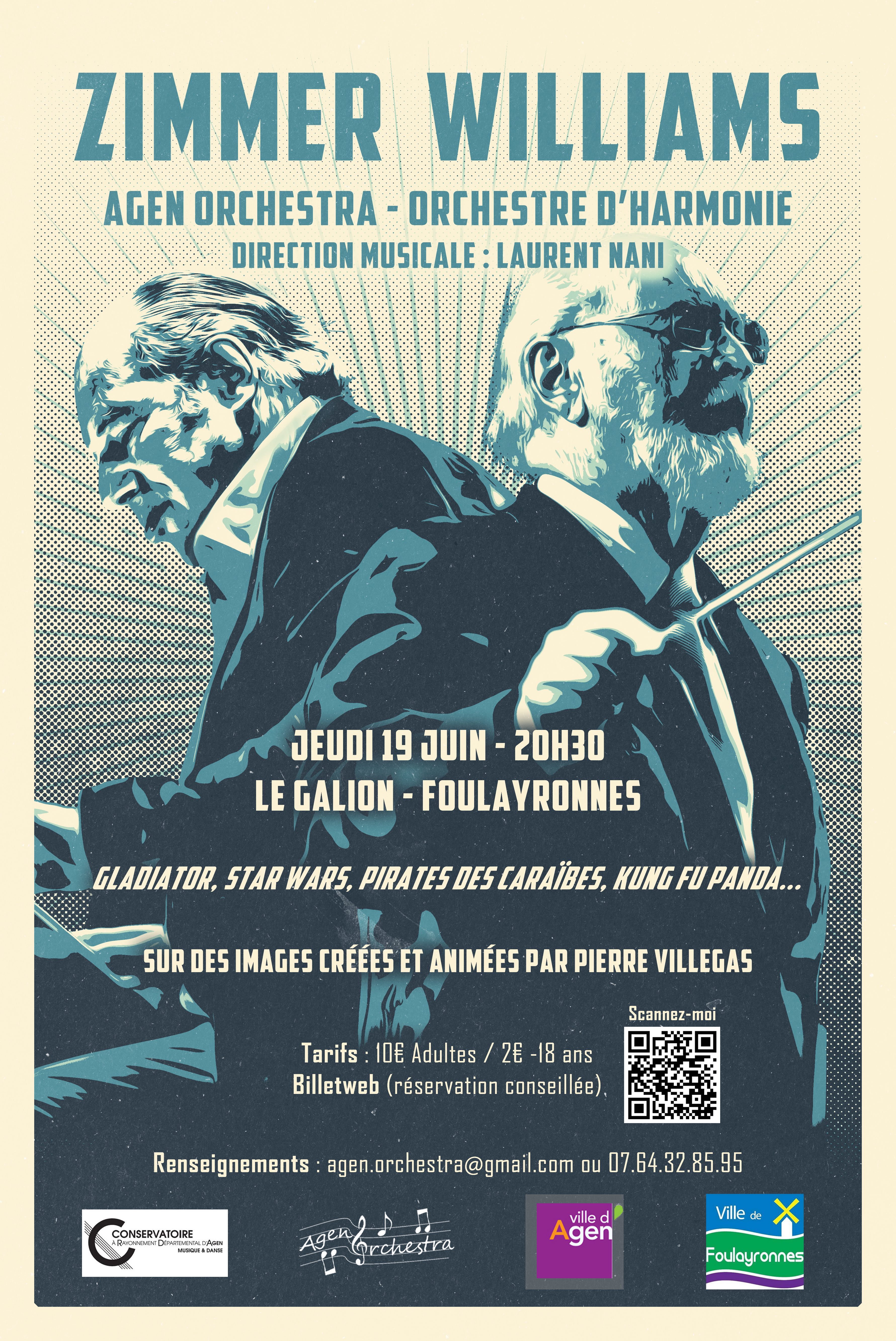 Agen Orchestra joue Hans Zimmer et John Williams