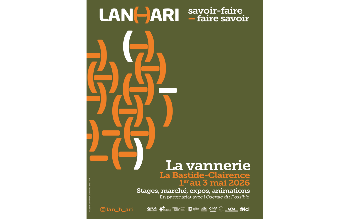 La vannerie : exposition de Marion Buy et de Joël Dagès