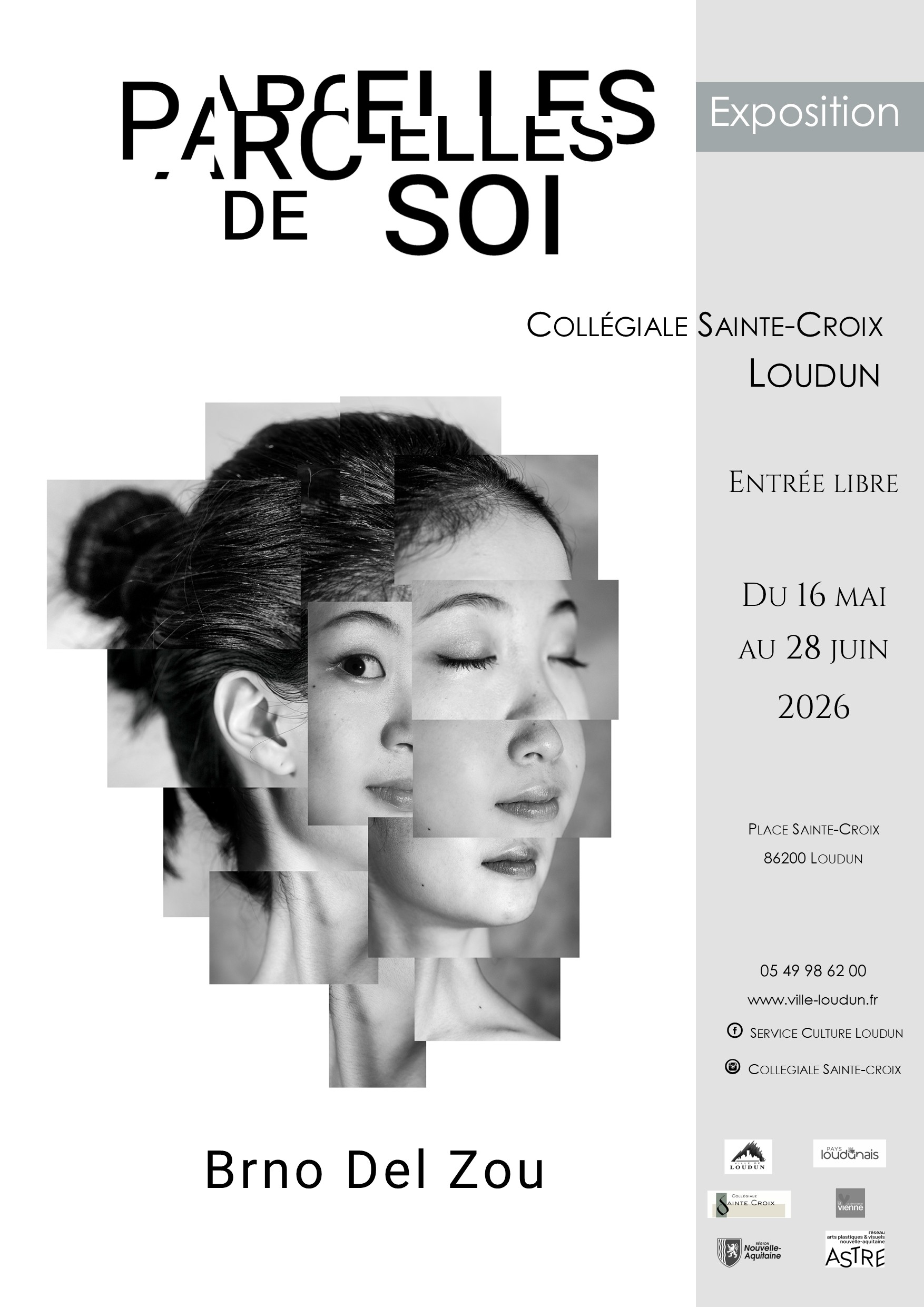 Exposition "Parcelles de soi" par Brno Del Zou