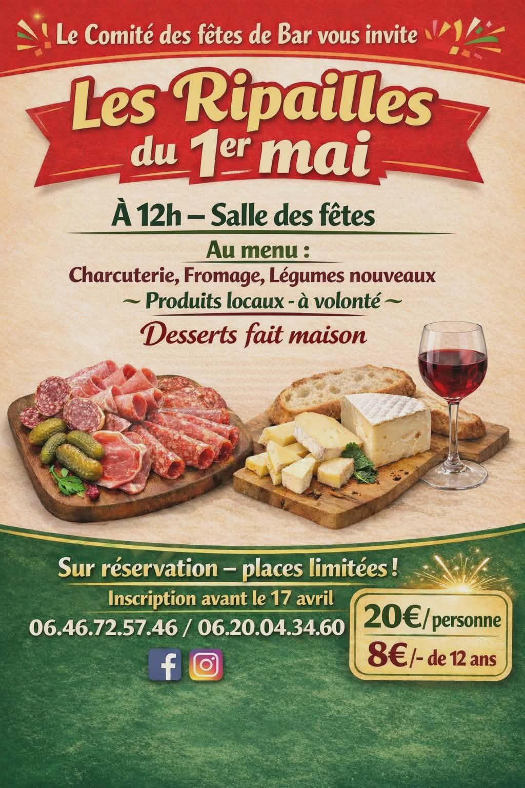 Les ripailles du 1er Mai