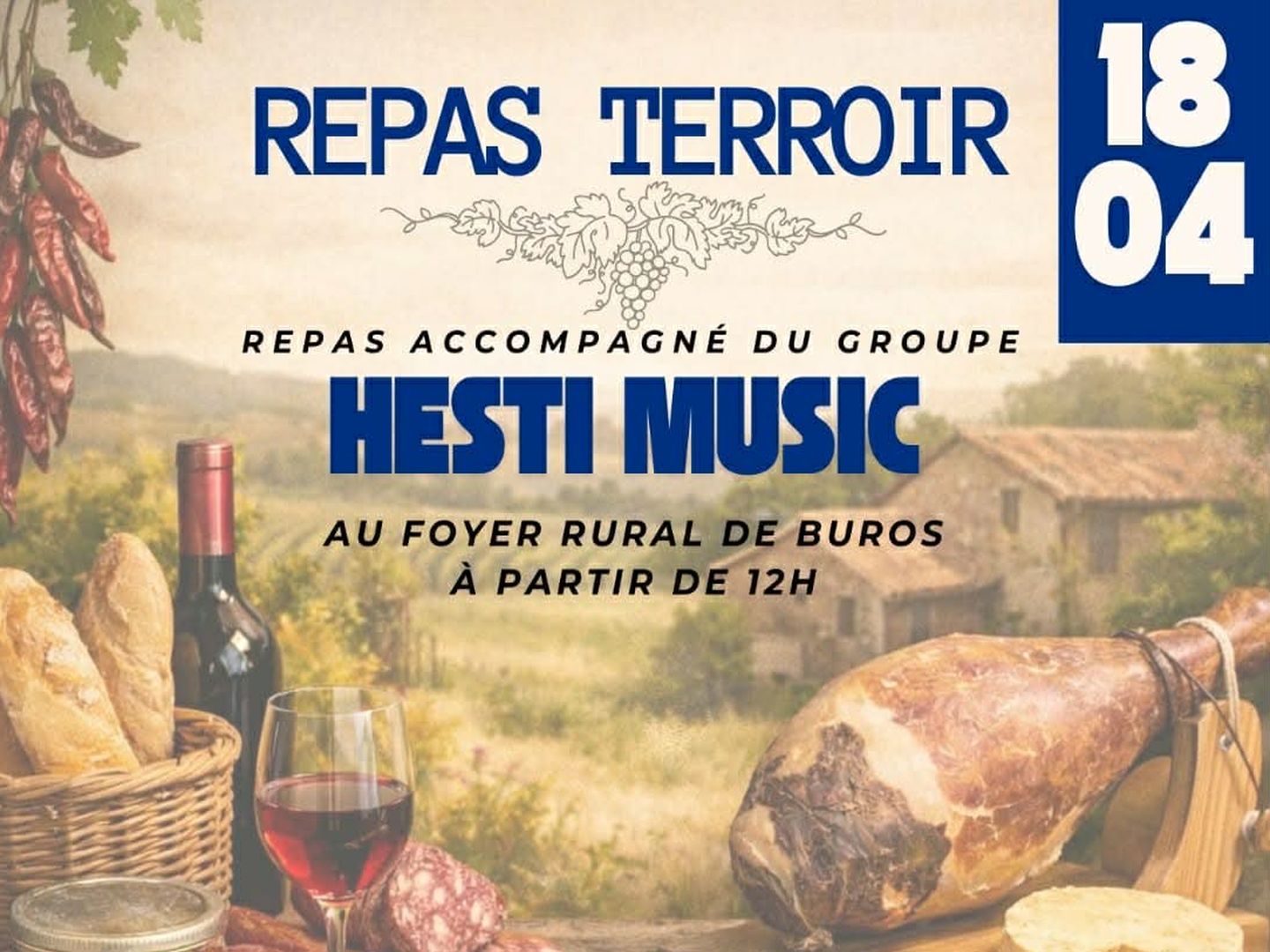 Repas terroir en musique