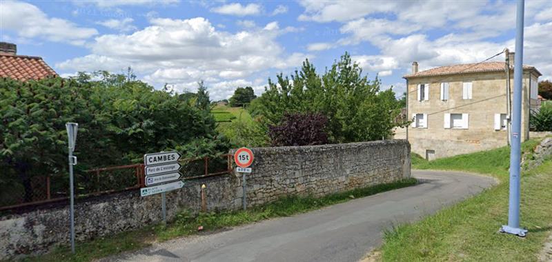 Capture d'&eacute;cran - Google streetview- point de d&eacute;part