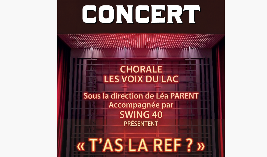Concert chorale - Les voix du lac