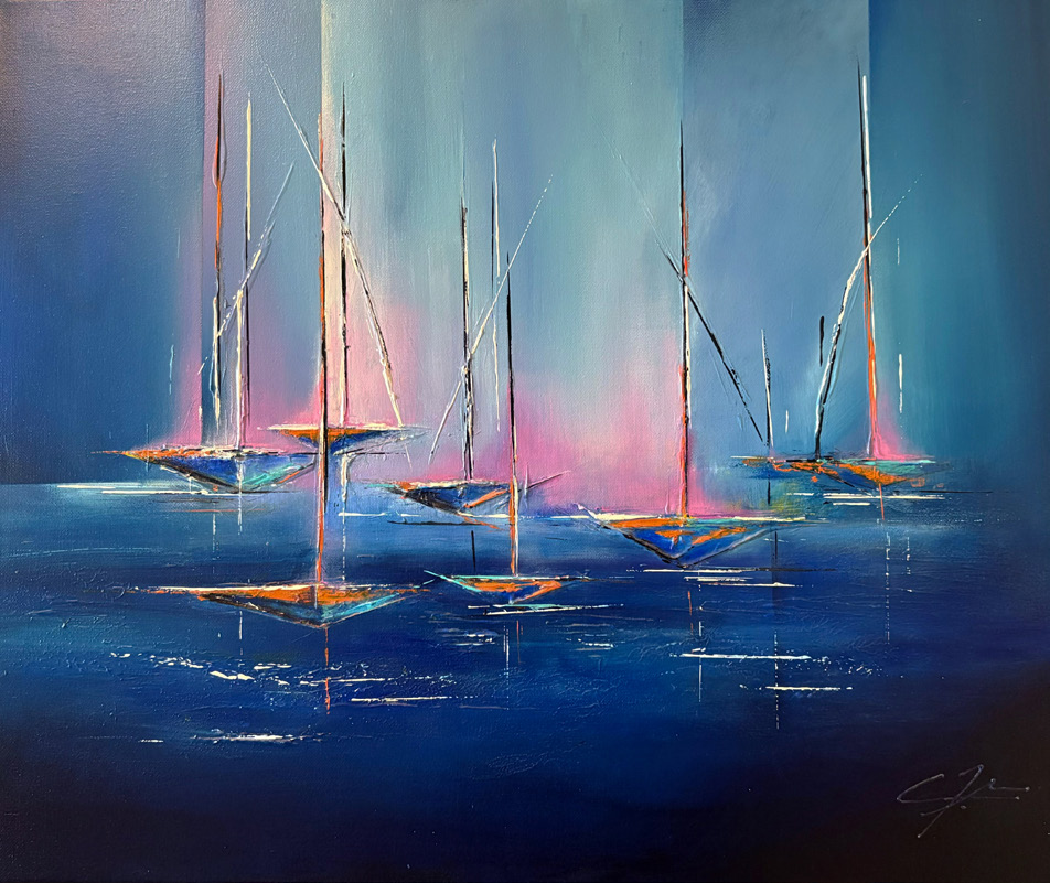 Exposition de peintures à l’acrylique, à l'huile et techniques mixtes