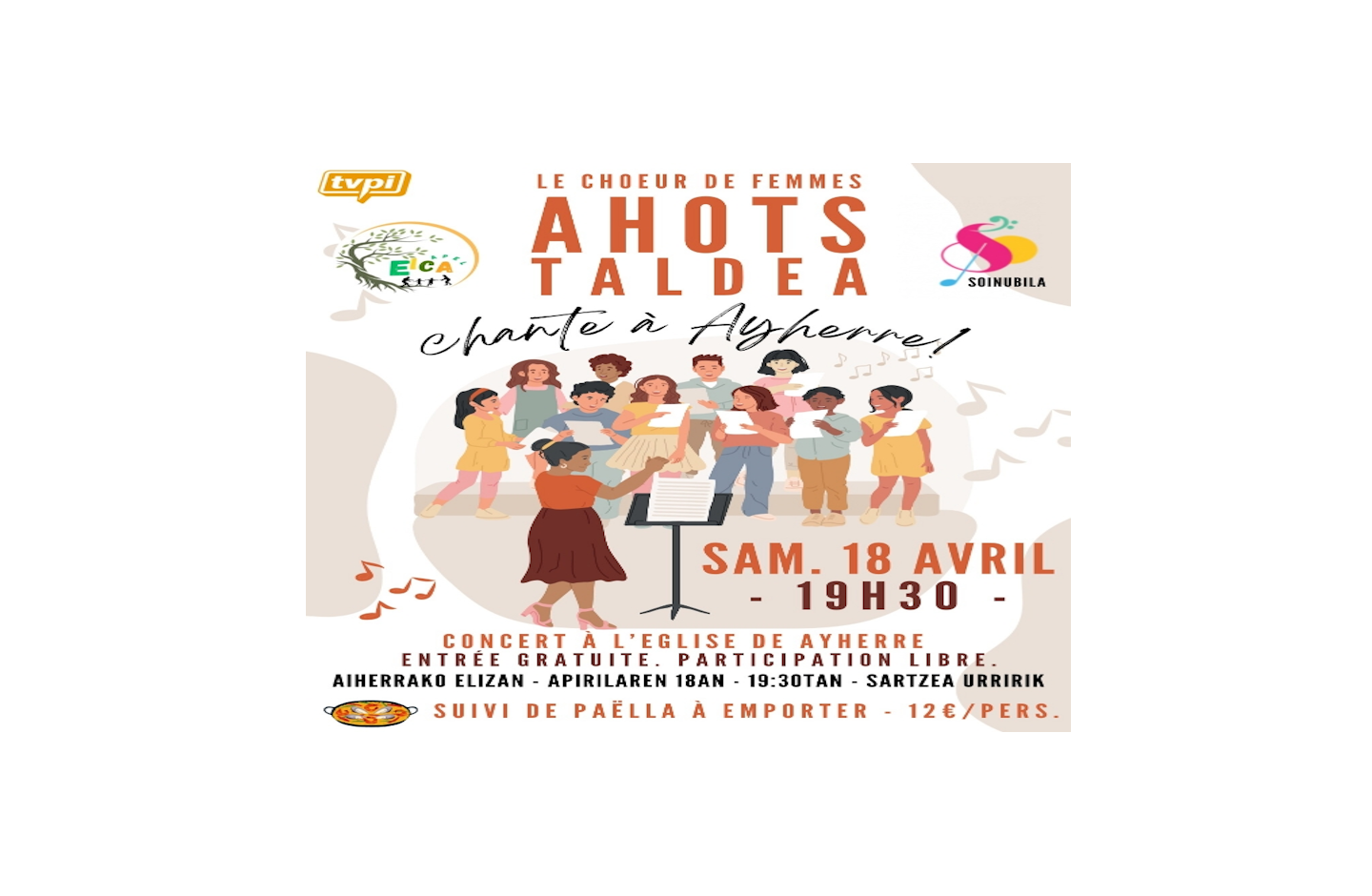 Concert avec le groupe Ahotz