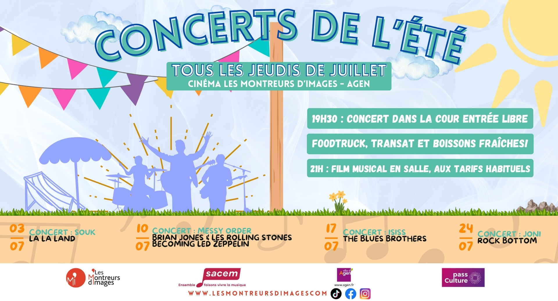 Les concerts de l’été aux Montreurs d'Images