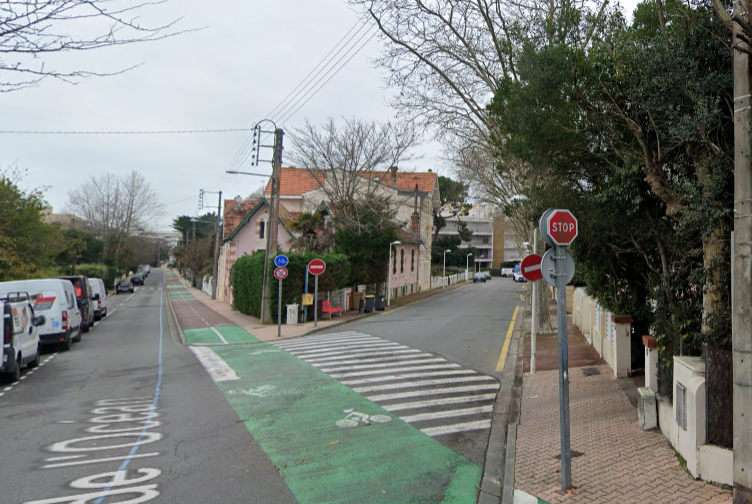 Croisement de l'avenue Sainte Marie