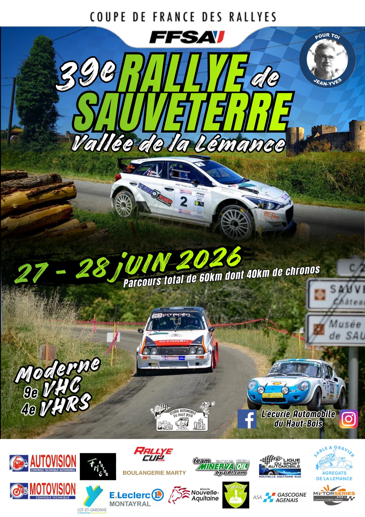 39e édition du Rallye de Sauveterre Vallée de la Lémance