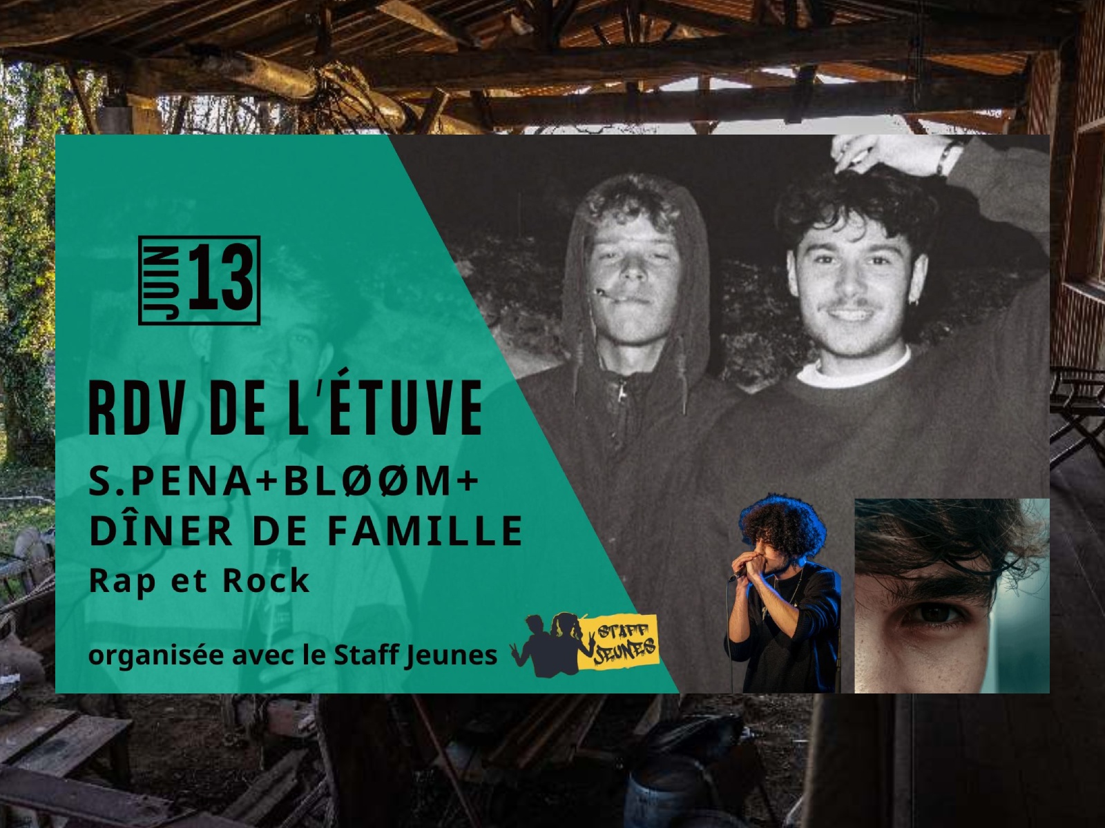 Les RDV de l'Étuve (bar associatif) - Concerts Rap et Rock
