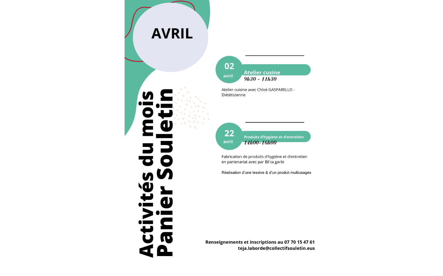 Atelier fabrication de produits d'hygiène et d'entretien