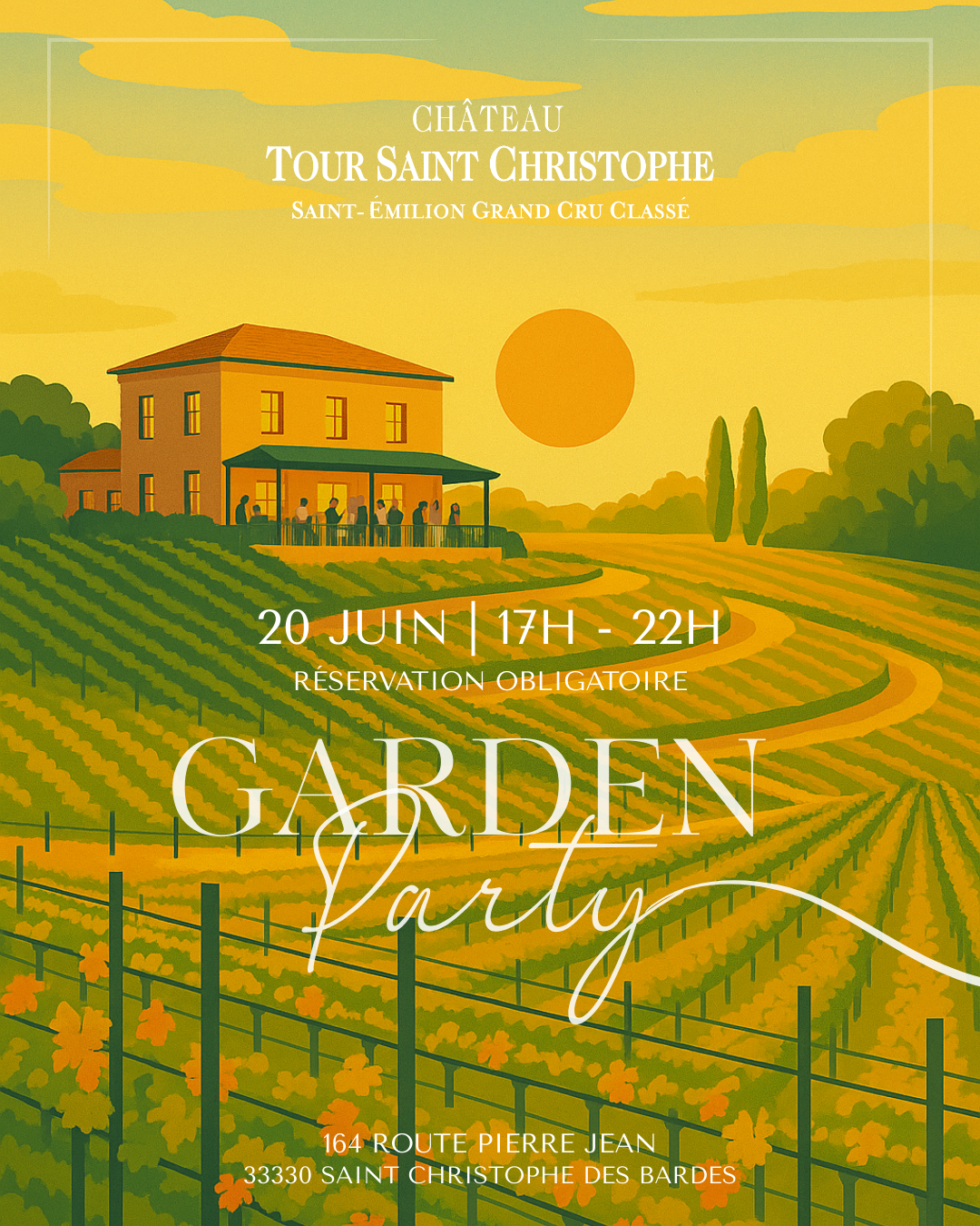 Garden Party au Château Tour Saint-Christophe