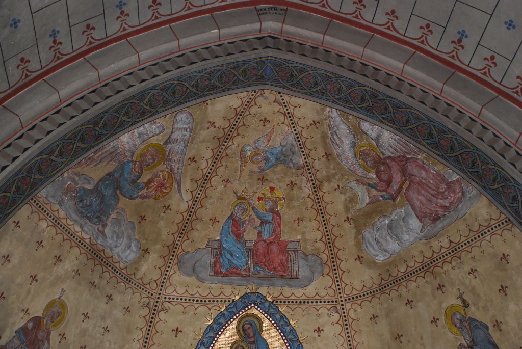 Garein - Eglise - int- Peintures murales choeur web