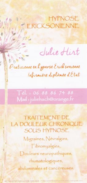 Hypnothologue, Mme Julie HIRT