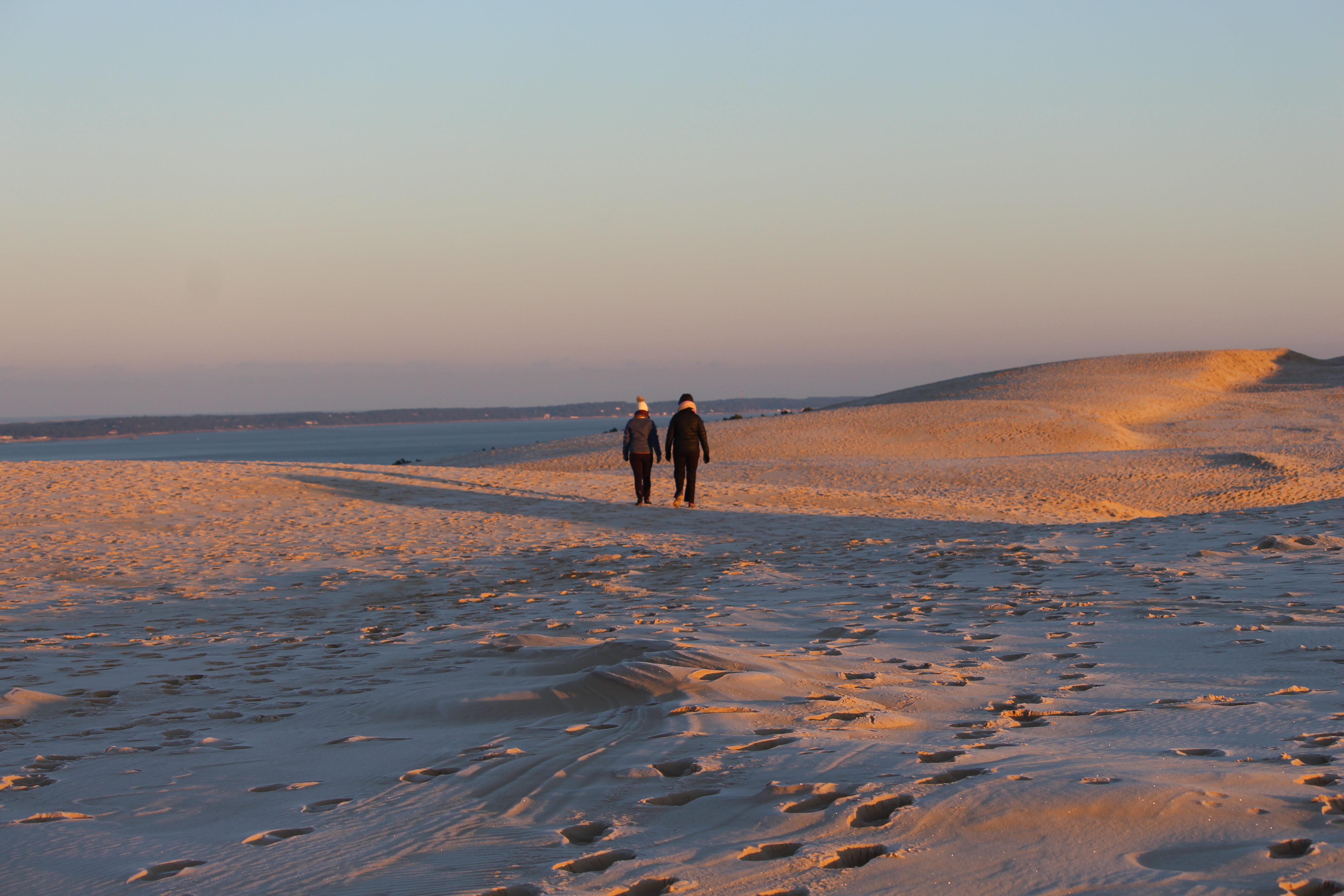 Randonnée sur la Dune du Pilat au lever du soleil