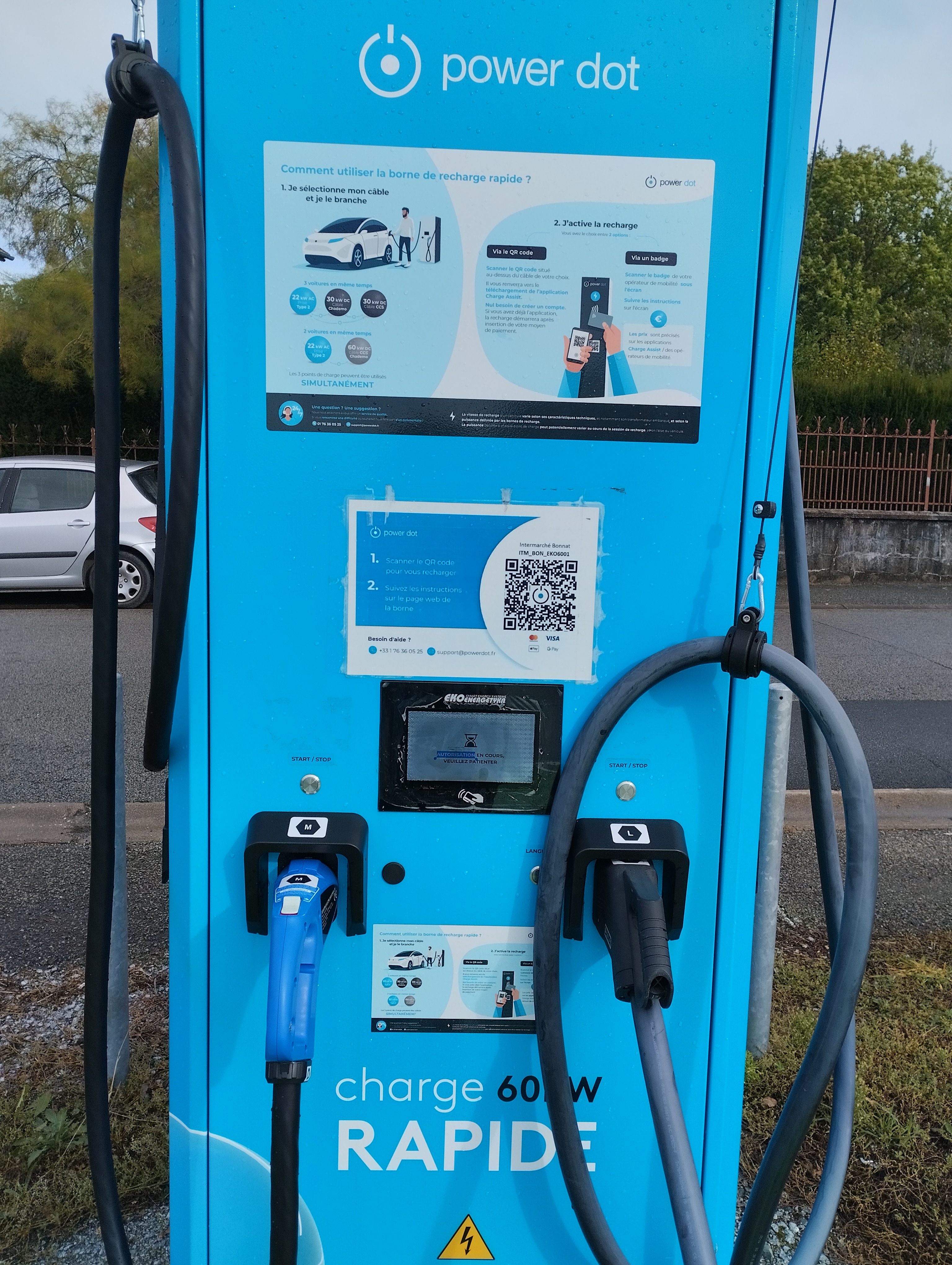 Borne de recharge electrique