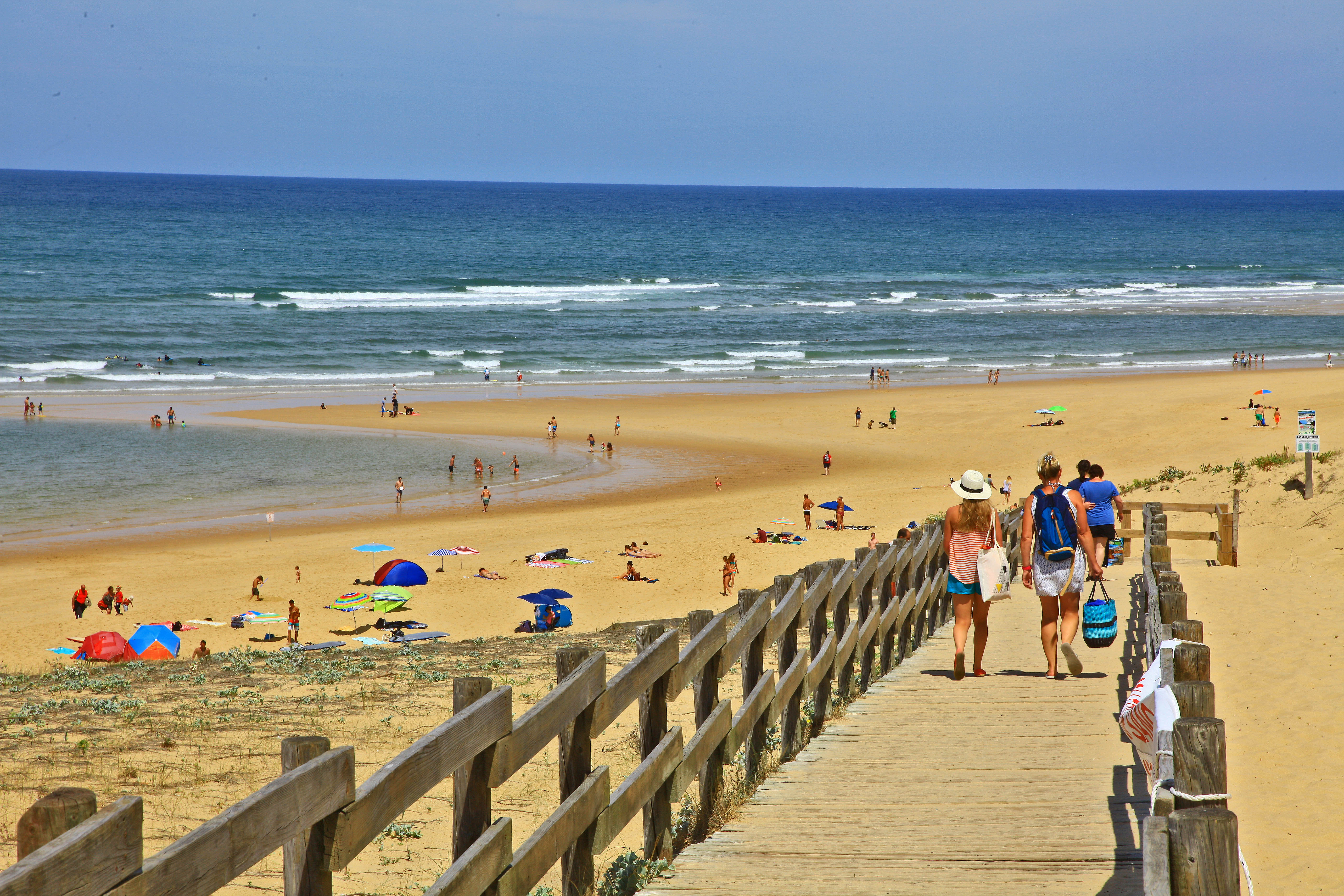 Plage Nord a MESSANGES - Equipements de loisirs - Tourisme Landes (40)